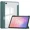 Dark Green, variant on Case for Samsung Galaxy Tab S11 11 inch 2025 SM-X730 X736B, Tri-Fold Smart Folio Cover Auto Wake/Sleep with Clear Back/Pencil Holder Stand