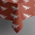 thumbnail image 3 of Red Christmas Tree Pattern Rectangle Tablecloth 60"x84",Waterproof Polyester Rectangle Table Cloth, Wipeable Spillproof Polyester Tablecloth for Dining, Camping, Indoor and Outdoor, 3 of 5