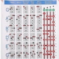 thumbnail image 1 of Practice Chord Sheet Learner Bass Guitar 4 Strings Chart Note Finger Exercise, 1 of 5