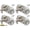 Satin Nickel, variant on 4 Pack Keyed Entry Door Knob Set, All Keyed Same Exterior and Interior Stainless Steel Door Locks, Satin Nickel Front/Entrance Door Knobs Handle