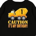 thumbnail image 3 of Inktastic 1st Birthday Construction Truck Cement Mixer Baby Fleece Bodysuit, 3 of 4