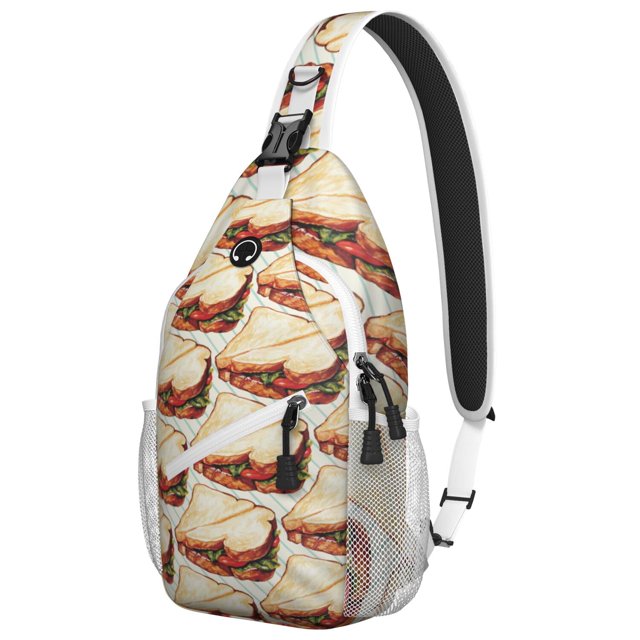 Sac à Dos Léger pour Activités Extérieures, Fast Food, Junk Food, Hamburger, Sandwich