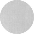 thumbnail image 1 of Ahgly Company Indoor Round Solid Gray Modern Area Rugs, 7' Round, 1 of 4