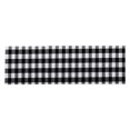 thumbnail image 3 of Miangastore Plaid Tablecloth Black White Plaid Pattern 1Pack 72.0X14.2In, 3 of 9