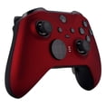 thumbnail image 4 of eXtremeRate Scarlet Red Soft Touch Grip Faceplate Cover for Xbox One Elite Series 2 Model 1797, Xbox One Elite Series 2 Core - Thumbstick Accent Rings Included, 4 of 8