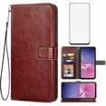 thumbnail image 1 of Mobile Phone Cover for Samsung S10e, Cover Premium Pu Leather Tpu Flip Cover Magnetic Closure Card Compartment Stand Function Wallet with Lanyard Protective Cover, 1 of 7