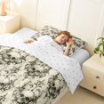 thumbnail image 3 of Homewish Boho Skull Skeleton Twin Comforter Sets,Hipple Damask Bedding Set,Beige,Reversible,2pcs,1 Comforter and 1 Pillowcase, 3 of 7