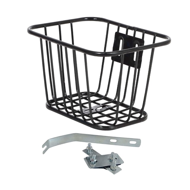 Almencla Metal Kids Bike Basket Children Bicycle Basket Convenient Strong Load Bearing Accessory Sturdy Replace Part Easy Installation