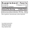 thumbnail image 2 of ARG Selenium Solution - Delivers 100 mcg Selenium - Sodium Selenite Liquid - Supports Immune Function, Liver Function & Antioxidant Enzymes - 94 Servings - 236 mL, 2 of 6