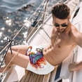 thumbnail image 2 of luoweisi Men's Beach Shorts Quick Dry Swim Trunks with Mesh Lining Seahorse XL, 2 of 5