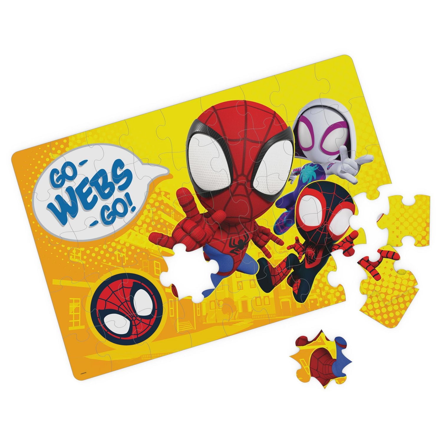 Spidey and His Amazing Friends, Puzzle de sol de 47 pièces