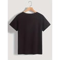 thumbnail image 2 of T-Shirt à Col Rond avec Imprimé Œufs de Pâques et Lapin, T-Shirts Graphiques pour Femmes, T-Shirt à Manches Courtes Décontracté pour le Printemps et l'Été, Vêtements pour Femmes, 2 of 6