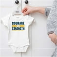thumbnail image 5 of United States Navy Courage Strength Romper Boys or Girls Infant Baby Brisco Brands 12M, 5 of 6