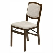 Stakmore Contemporary Upholstered Back Folding Chair - Fruitwood (2-Pack)