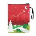 thumbnail image 2 of HELLHERO Gift Bag Bible Case Bag, 11.42 x 8.66 Inch Polyester Carrying Book Case Book Storage Bag Easy Carry Book Case with Book Protection, Gift for Women Reindeer Sleigh, 2 of 8
