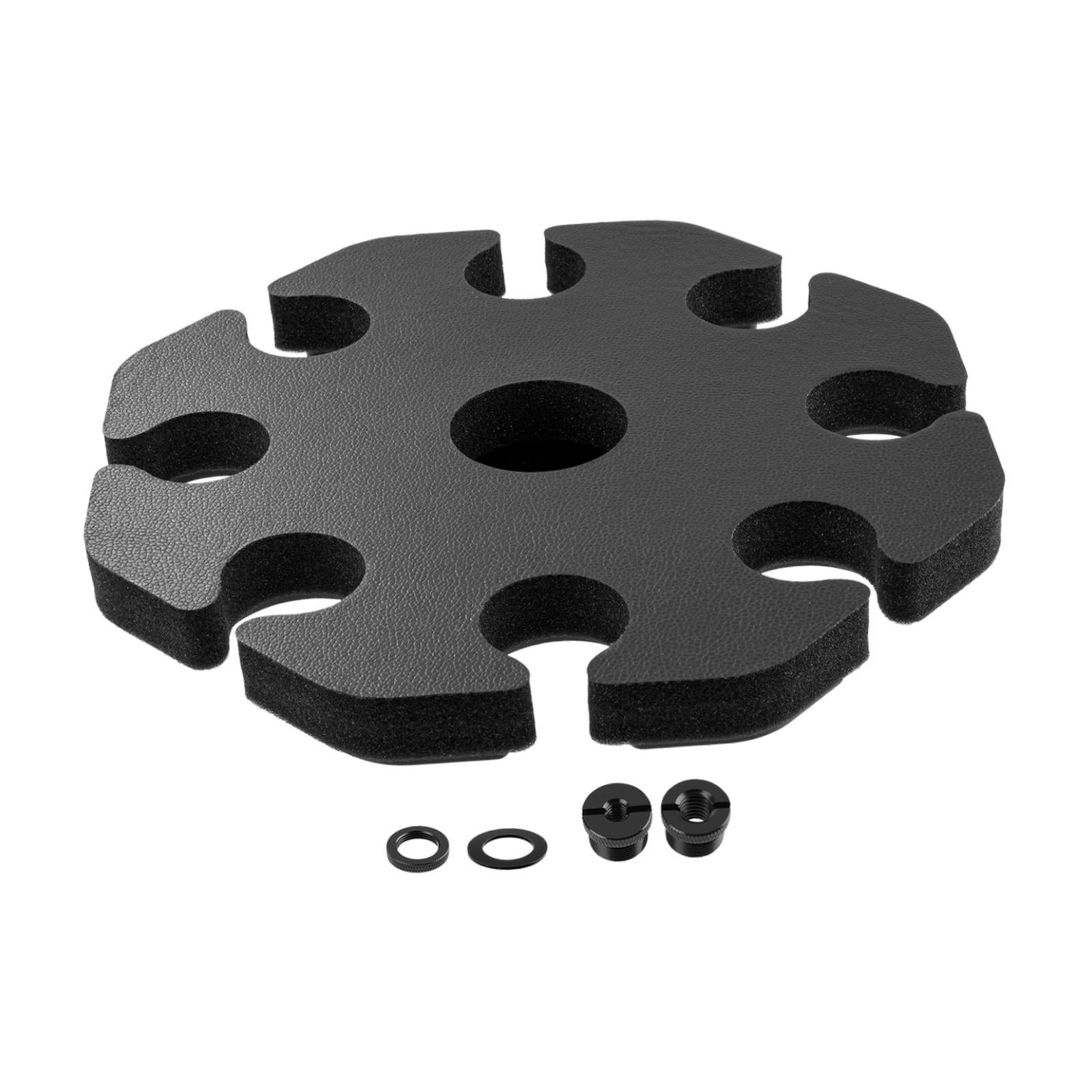 Microphone Stand Multi Mic Holder Sturdy Acrylic Design Holds 8 Mics for Performance Stage Studio