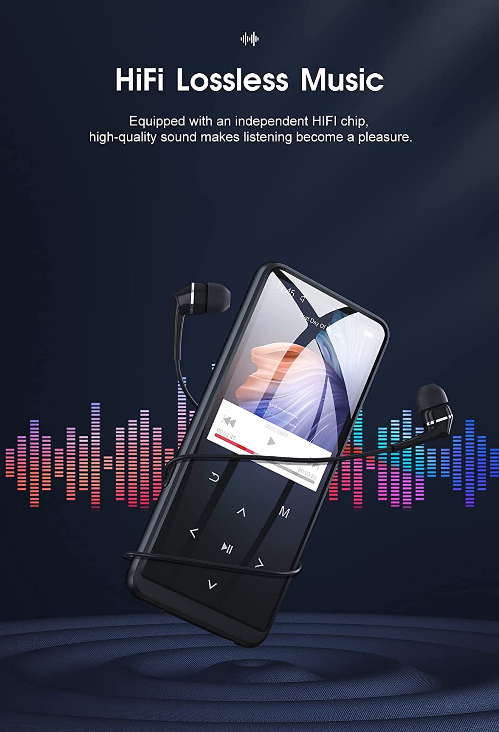 Buy MP3 Music Player JOLIKE 32GB M2 Portable Player with 1.8inch