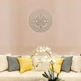 thumbnail image 2 of Decoración de pared Mandala Tablero de rejilla de cristal de geometría sagrada para de meditación, 2 of 8