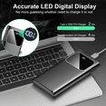 thumbnail image 6 of Portable Charger, 10000mAh Power Bank Fast Charging, 22.5W Battery Pack with USB C/USB A Output LED Display,for iPhone 16/15/14 Series, Samsung, Google,Android,All USB Devices, 6 of 8