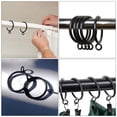 thumbnail image 3 of 10pcs Thick Metal Curtain Rings With Eyelets Hanging Rings For Drapes And Curtains Eyelet Hooks Hanging Rings Curtain Rings, 3 of 9