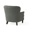 thumbnail image 4 of Fauteuil Club en Tissu Torrin, Gris, 4 of 9