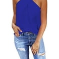 thumbnail image 4 of FASHIONWT Women Sexy Solid Sleeveless Halter Camisole Casual Party Tank Top, 4 of 4