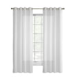 thumbnail image 2 of Commonwealth Thermavoile Rhapsody Lined European Voile Grommet Panel - 54x84" - White, 2 of 5