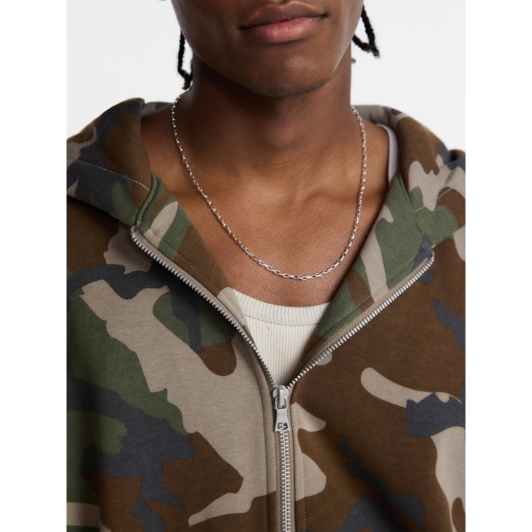 No Boundaries Men's Zip Hoodie with Long Sleeves photo 5