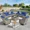 Navy Blue, variant on Ovios 10 Pieces Outdoor Patio Furniture Swivel Set with Rocking Chair All-Weather Wicker Conversation Sectional with Solar Lamps Coffee Table for Balcony