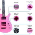 thumbnail image 4 of Paquete Guitarra Electrica Jethro Series By Steelpro 040-sk Color Rosa chicle, 4 of 8