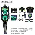 thumbnail image 3 of Disfraz de víbora venenosa para cosplay, juego VALORANT, máscara 3D, zapatos estampados, ropa ajustada, fiesta de Halloween de anime personalizada, 3 of 5