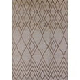 thumbnail image 1 of Ahgly Company Machine Washable Indoor Rectangle Industrial Modern Dark Almond Brown Area Rugs, 5' x 8', 1 of 7