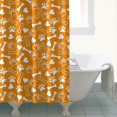 thumbnail image 4 of Yellow Puppy Dog Food Footprints Shower Curtain 84"x72" ,Bathroom Decorative Shower Curtains Set with 12 Hooks,Modern Waterproof Washable Shower Curtain, 4 of 6