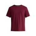 thumbnail image 4 of Athletic Works Men's and Big & Tall Men's Soft ButterCore Tee with Short Sleeves, Sizes S-5XL, 4 of 5