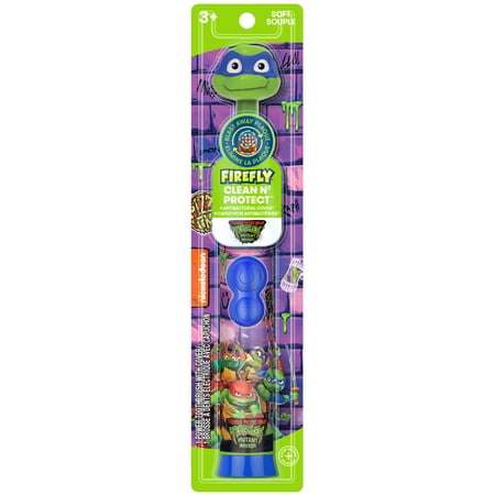 Firefly Clean N' Protect Teenage Mutant Ninja Turtles Power Kids Toothbrush with Cover