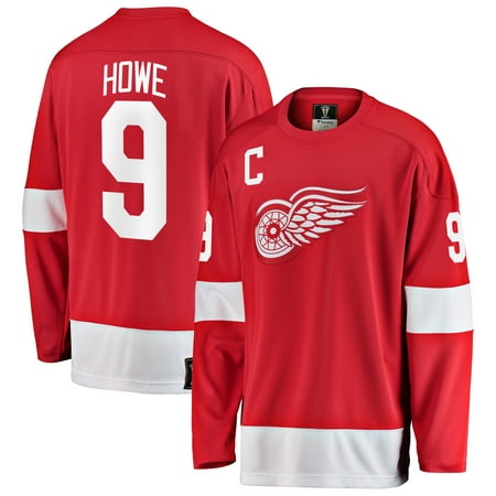 Men’s Fanatics Branded Gordie Howe Red Detroit Red Wings Premier Breakaway Retired Player Jersey