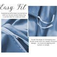 thumbnail image 4 of Lyocell Duvet Cover Set, Eucalyptus Cooling Lightweight Silk Comforter Cover, 4 of 8