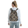 thumbnail image 5 of Yiaed Floral Insects Print Lightweight Backpack Travel Backpacks Hiking Daypack for Women Men, 5 of 5