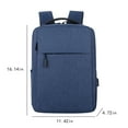 thumbnail image 3 of Guozer Solid Color Shoulder Bag 1PCS Student School Bags Travel Backpack Lightweight Shoulder Bag Large Capacity Backpack, 3 of 6