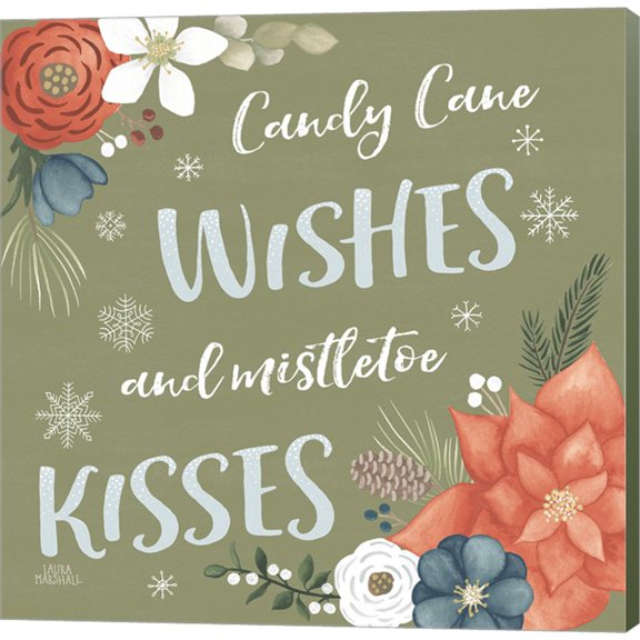 Holiday Garden X by Laura Marshall, Canvas Wall Art