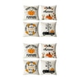 thumbnail image 3 of kurtrusly 4pack/lot Holiday Home With Easy-care Pillowcase Soft Cushion Cover Halloween-7 2Set, 3 of 6