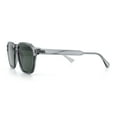 thumbnail image 6 of Mens Hipster Keyhole Rectangle Horn Rim Plastic Nostalgic Sunglasses Slate - Green, 6 of 7