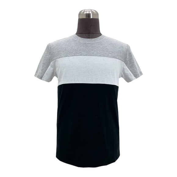 Playera George Talla M de Bloques Negro