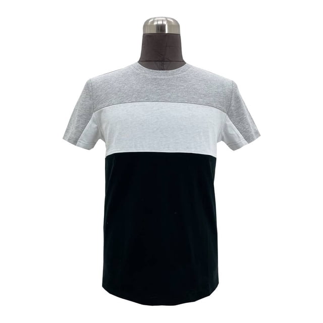 Playera George Talla M de Bloques Negro