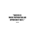 thumbnail image 4 of ArtsyQuotes 24x19 Black Modern Wood Framed Wall Art Titled - Bobby Unser Quote: Preparation, 4 of 6