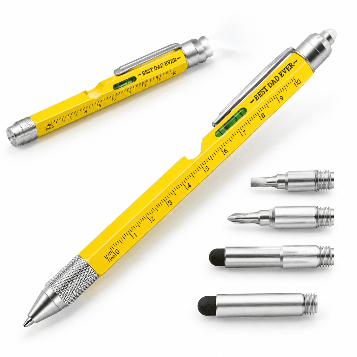 Dad Gifts 9-in-1 Multitool Pen Aluminium Construction For Fathers Day and Birthdays