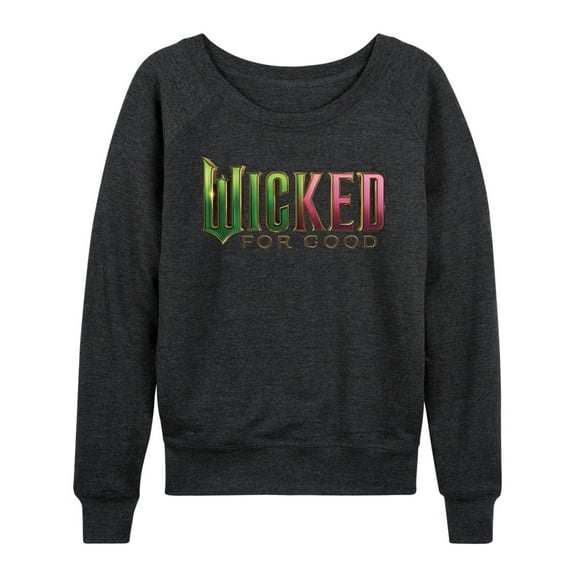 Wicked: Part 2 -  For Good Logo - Women's French Terry Long Sleeve Pullover