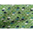 thumbnail image 4 of oneOone Cotton Cambric Dusty Green Fabric Circle Geometric Craft Projects Decor Fabric Printed By The Yard 42 Inch Wide, 4 of 4