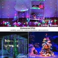 thumbnail image 4 of 300 Lumières de Rideau à LED 9,8 Pieds X 9,8 Pieds, 8 Modes d'Éclairage Guirlande Lumineuse Multicolore avec Télécommande Alimentée par USB, Décoration Intérieure Extérieure pour Maison Fête Noël Chambre-Multicolore, 4 of 5