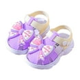 thumbnail image 3 of Huanglei Toddler Girls Sandals Breathable Comfortable Casual Outdoor Summer Shoes For 1 3 Year Olds Lightweight Walking Footwear, 3 of 5